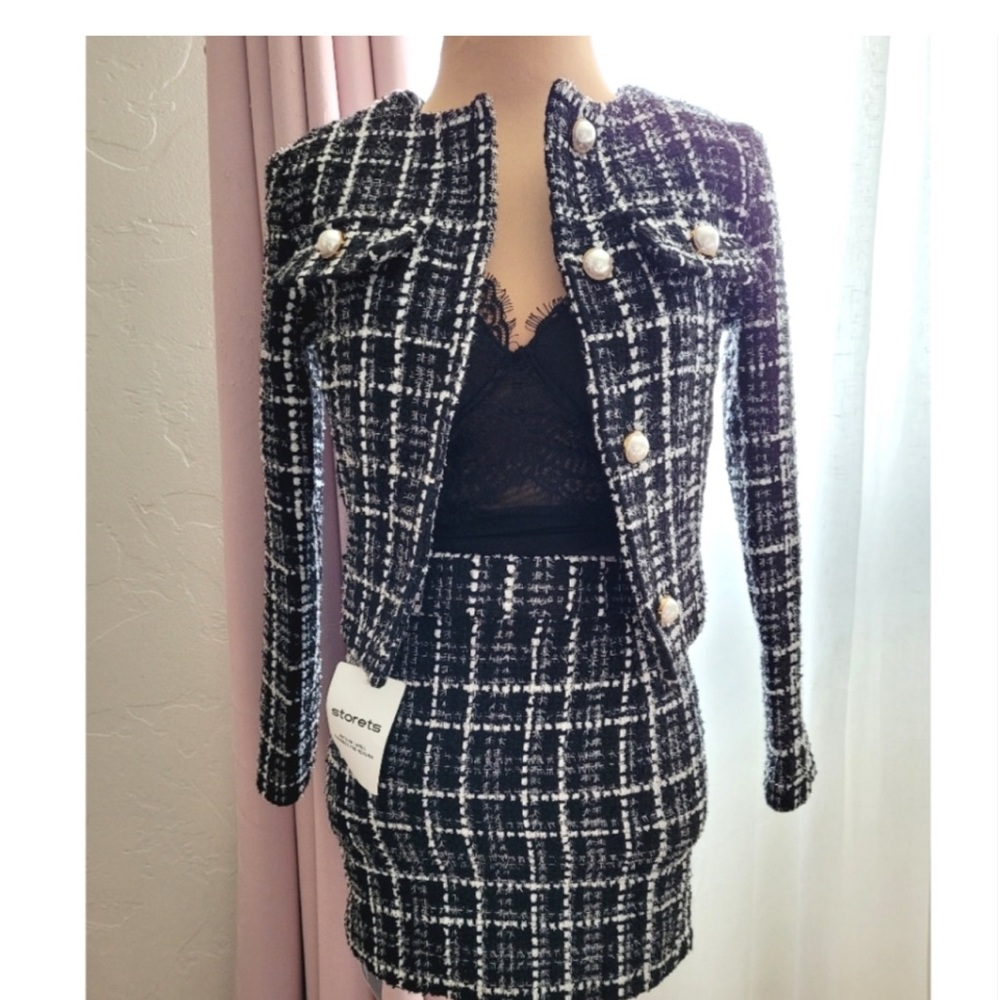 Storets Karina Bouclé Tweed Set